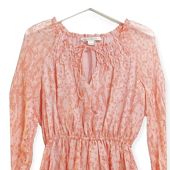 Diane Von Furstenberg Parry Printed Silk Blouson Dress, Size 4 - Picture 6 of 16